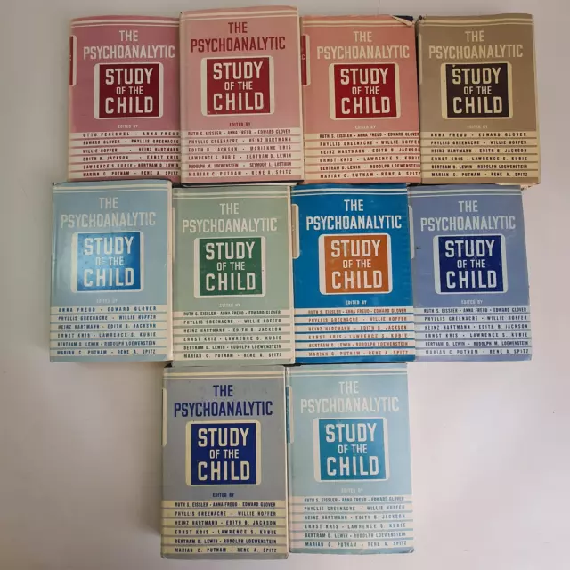 "The Psychoanalytic Study of the Child" 10 Volumes,1945-1976