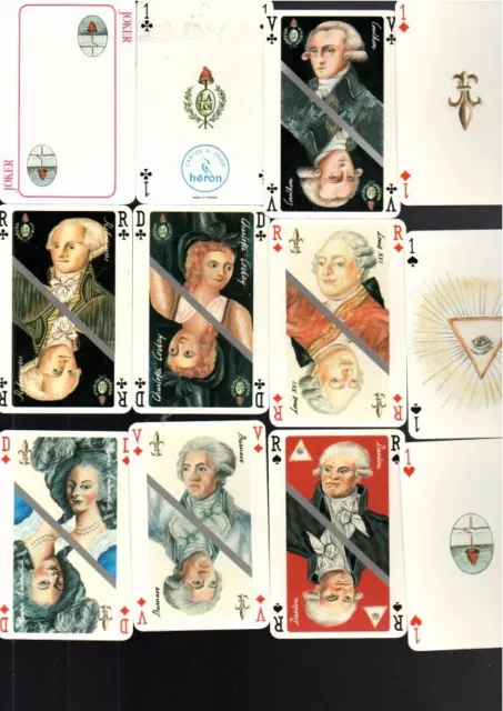 Jeu 54 Carte neuf de Luxe Révolution francaise 1789 1989  bicentenaire collector