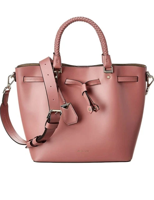 MICHAEL KORS BLAKELY Satchel Bag Rose Pink Smooth Leather Medium