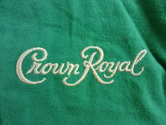 Crown Royal Bags Bulk Lot of 50 Green 750ml / 1 Liter Drawstring 9" Medium Size 2