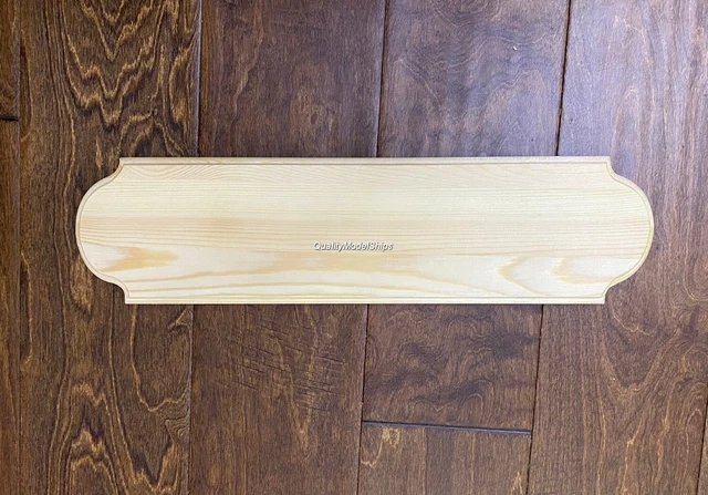 Wooden Base Model Ship 16" x 4"