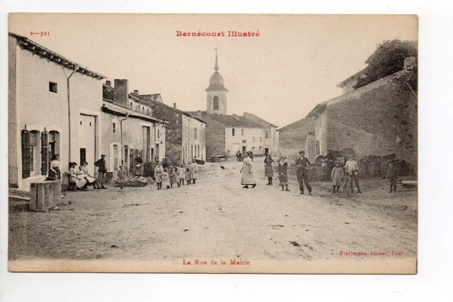 BERNECOURT Meurthe et Moselle CPA 54 la rue de la mairie