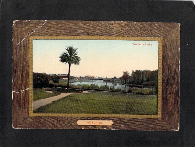 B1185 Australia SA Adelaide Torrens Lake pu vintage postcard