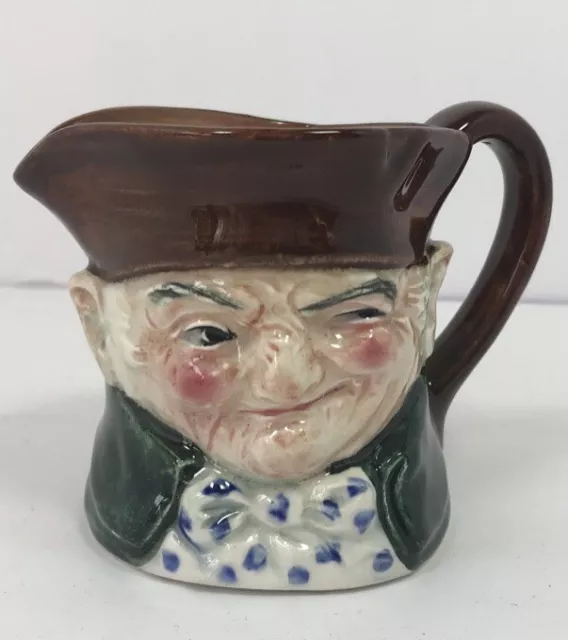 Hal-sey Fifth Ave Mug Old Man Top Hat Toby Cup Creamer Made in Japan