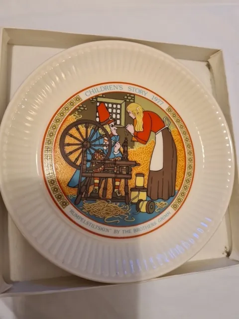 Vintage Wedgwood Children's Story Plate.  Rumpelstilskin 1977