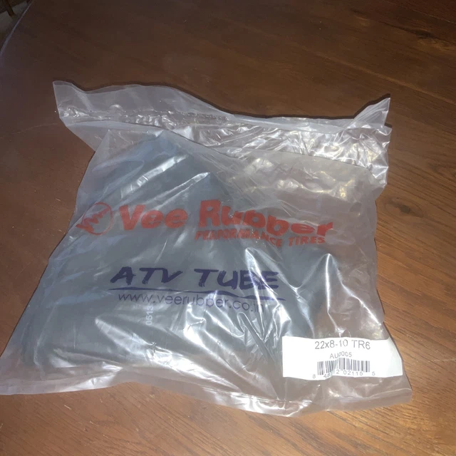 New Vee Rubber Atv Tube 22x8-10 Valve Tr6