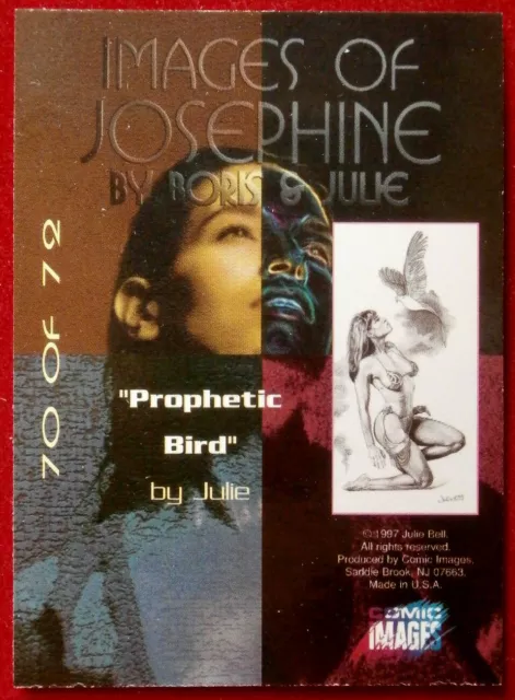 IMAGES OF JOSEPHINE - Card #70 - PROPHETIC BIRD - Julie Bell - 1997 2