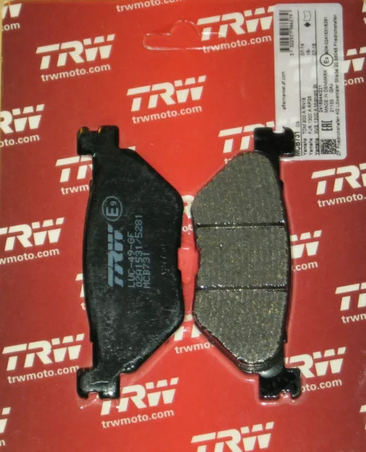 Bremsbeläge für Yamaha TDM 900 Bj. 2002 - 2013 hinten