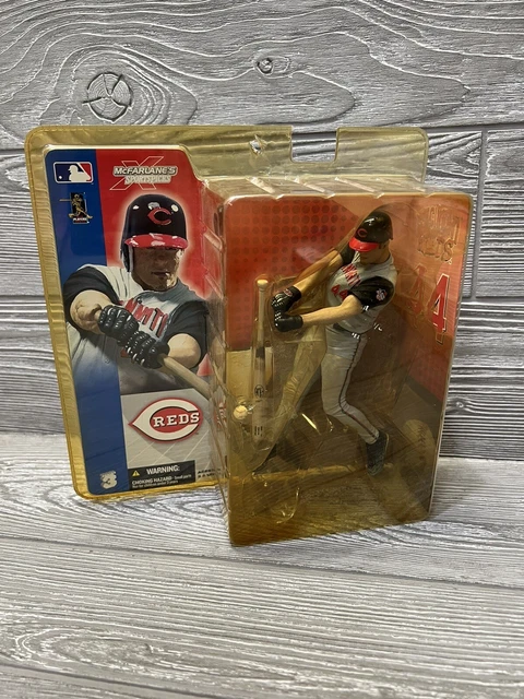 2002 McFarlane Adam Dunn Cincinnati Reds Action Figure MLB Grey Jersey READ