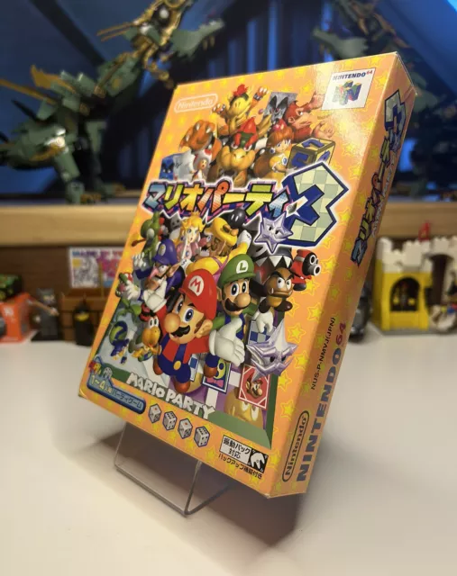 Mario Party 3 in Box NUS-P-NMVJ (JPN) Japan Edition Nintendo 64