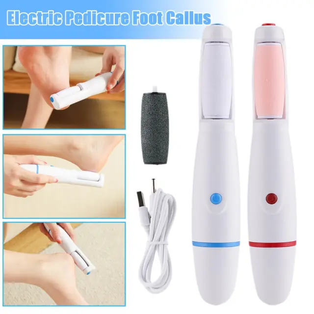 Electric Pedicure Foot Callus Grinder USB Feet Care NEW Remover Dead Skin B5E1