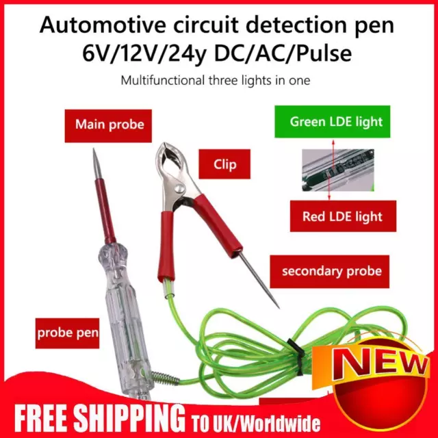 Tester circuito LED multifunzione facile da usare per strumenti di manutenzione auto