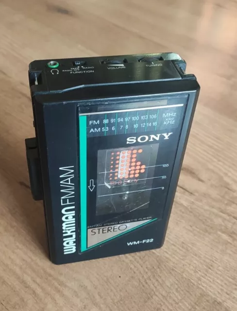 Vintage Sony Walkman WM-F22  Cassette Radio