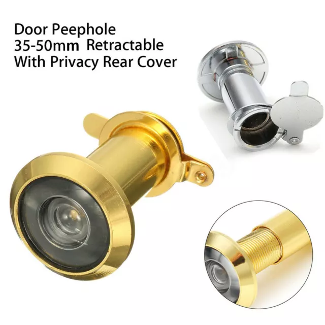 Anti Theft Door Viewer Peephole Degree Zinc Alloy Adjustable Home Security