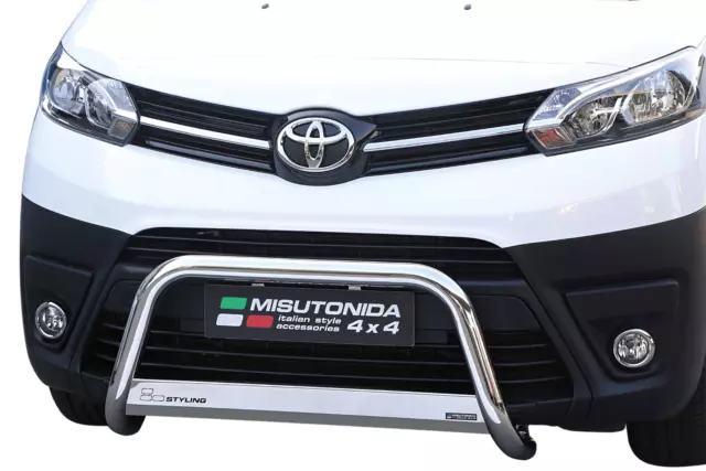 Frontbügel Edelstahl für Toyota Proace ab 2016 63mm mit Gutachten