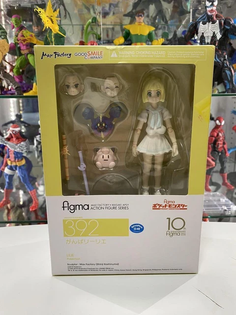 FIGURINE ARTICULÉE FIGMA 392 Pokemon Lively Lillie lys Japon BON