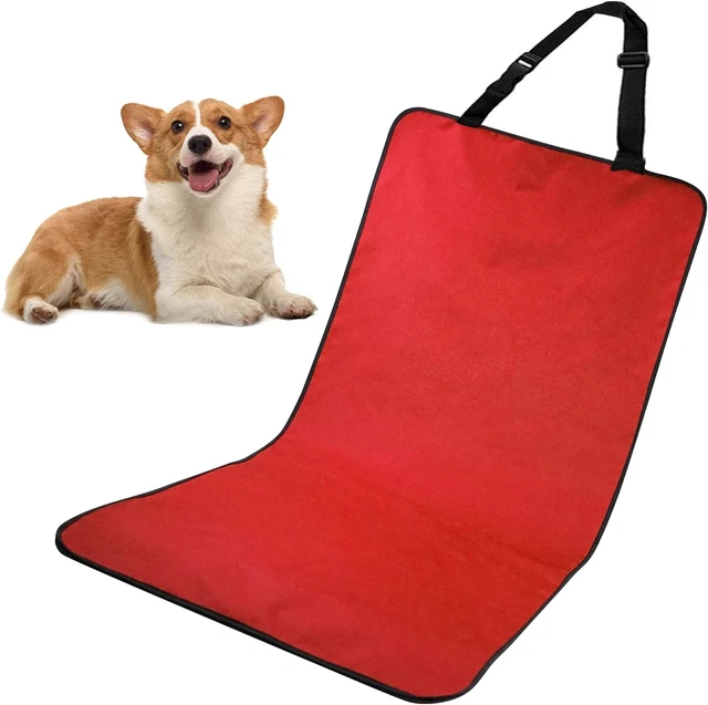 Funda de asiento de coche para perros delantera, cubierta de asiento de coche para perros impermeable a prueba de arañazos coche