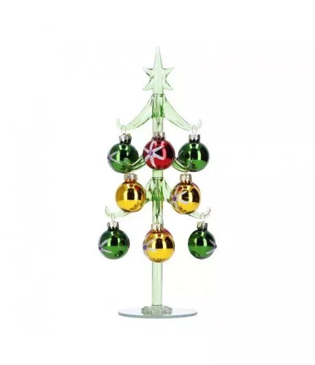 Albero di Natale Timstor con palle vetro 25 cm 235159