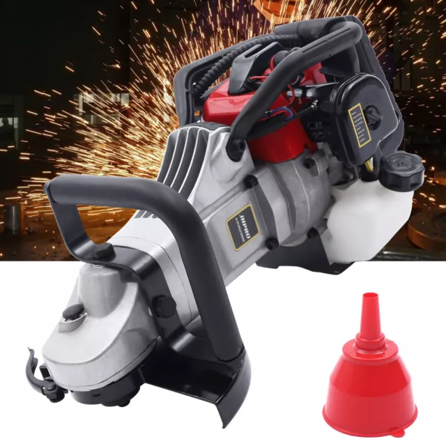 1.2kw 32.6CC 2-stroke Gas Power Angle Grinder Cutter Polishing Grinding Machine