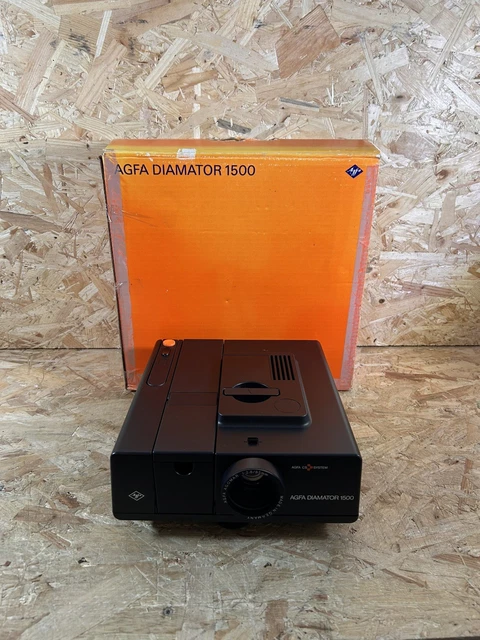 AGFA DIAMATOR 1500 Autofocus Slide Projector With Original Box