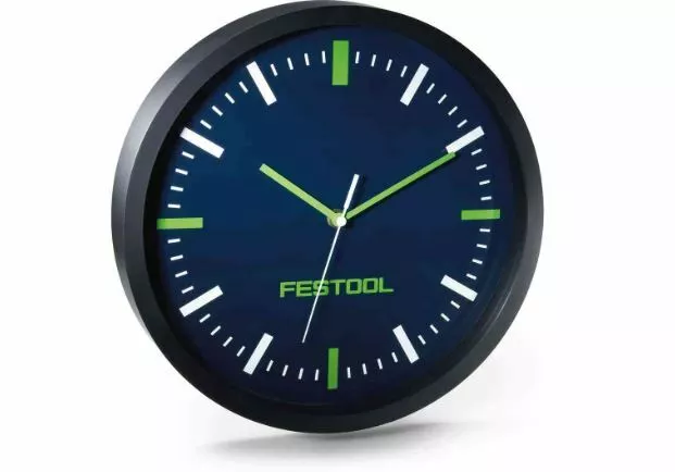 Festool Wall Clock Accessory Large Round Clock Indoor Workshop Decor Gift