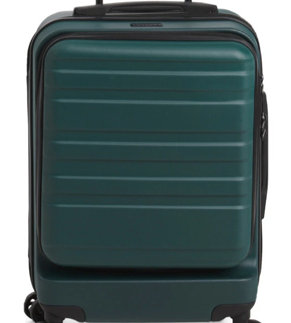 CALPAK 20in Hunter Green TSA Combo Locked Hardside Carry-On Spinner