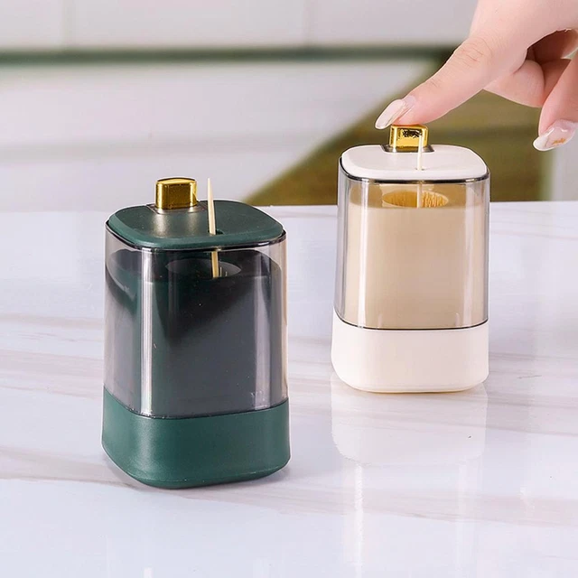 Dispensador automático de caja palillo de dientes creativo para el hogar sala de estar
