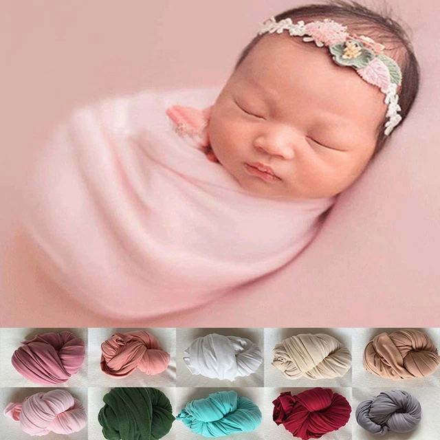 Soft Shoot Backdrop Newborn Swaddling Baby Photo Wrap Blanket Photography Props