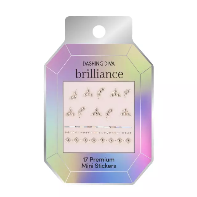 Dashing Diva Brilliance Premium Jewel Nail Art Glow Up, 17 Ct