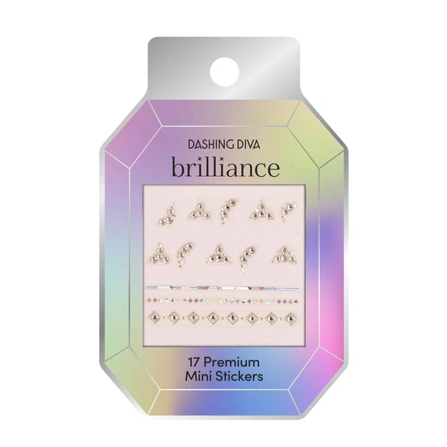 Dashing Diva Brilliance Premium Jewel Nail Art Glow Up, 17 Ct