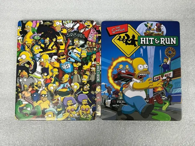 The Simpsons Hit & Run Custom mand steelbook case (NO GAME DICS)for PS4/PS5/Xbox