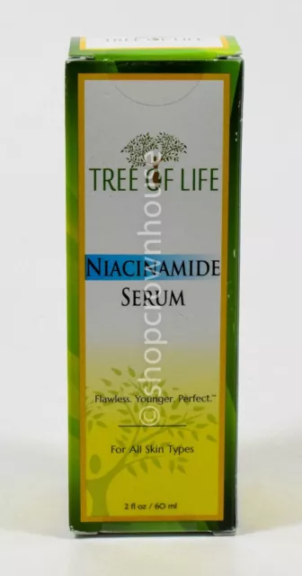 Tree of Life NIACINAMIDE SERUM hyaluronic acid 2oz dropper All Skin Types NIB