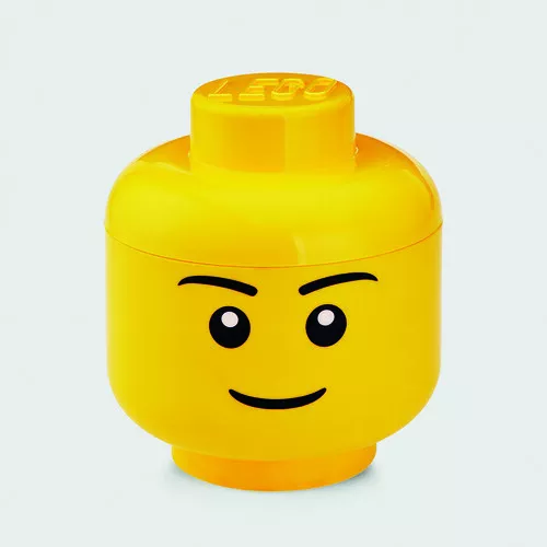LEGO Storage Head Large Boy [New Toy] Yellow, Brick