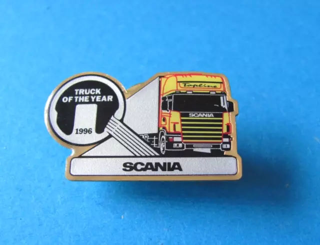 1996  Truck Of the Year SCANIA Truck / Lorry Pin Badge. VGC