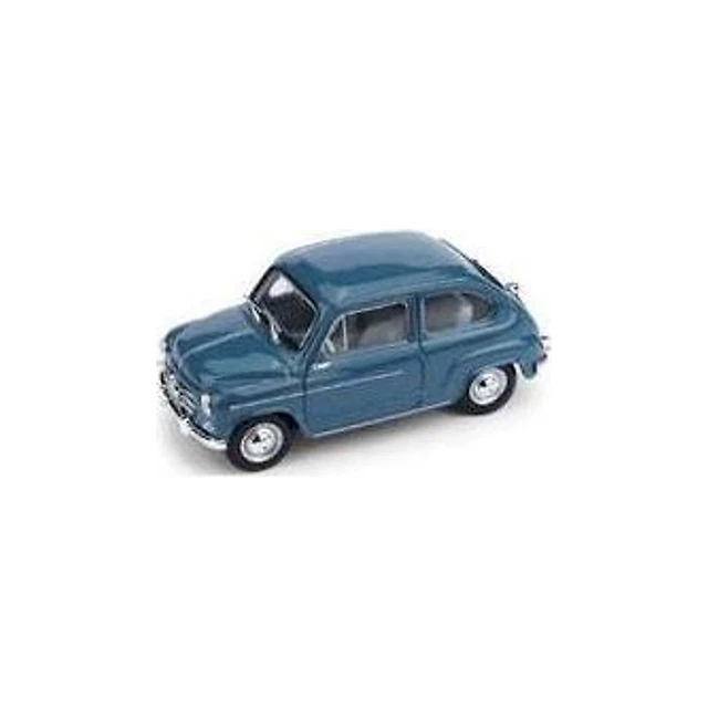 ミニカー　1/43 フィアット 600 D ハードトップ 1960(ブルー) [R31609] Amazon | Detail Cars 1/43 Fiat600D 1965 フィアット 600 D