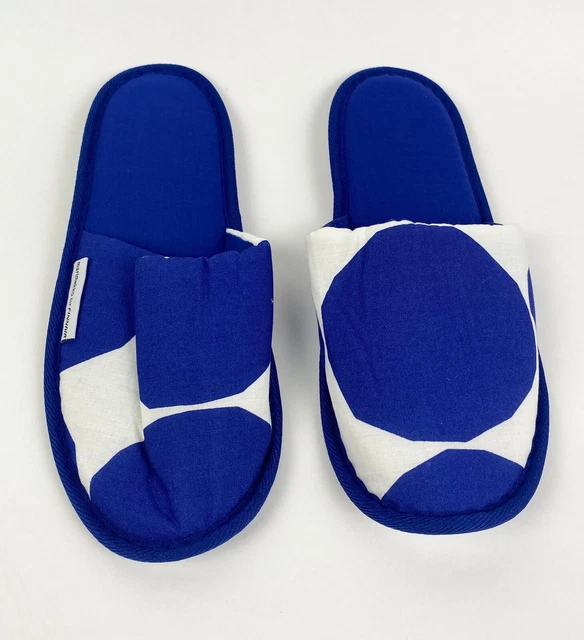 Travel Slippers [ MARIMEKKO ] Blue Finnair Business Class Service Size L BNWT