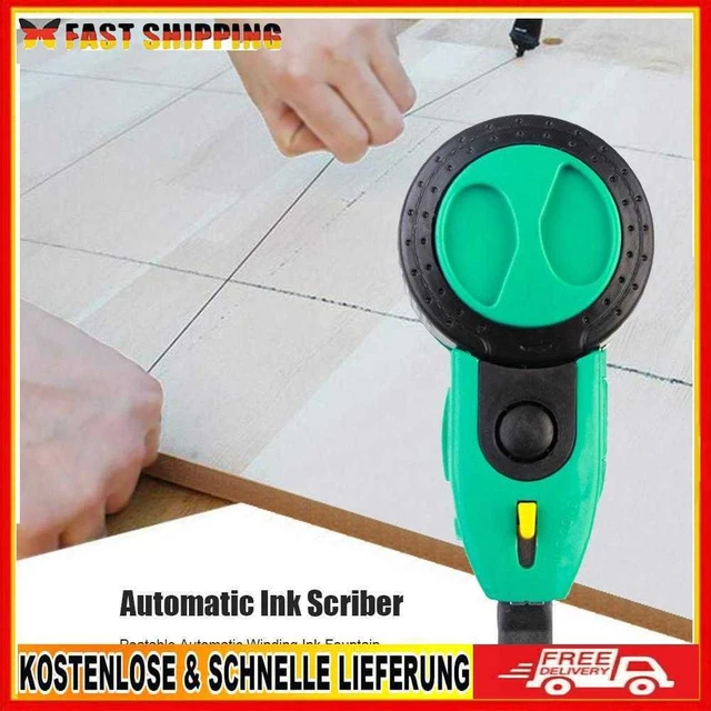 Professional Portable Automatic Winding Ink Fountain Scriber Manual Ink Marker