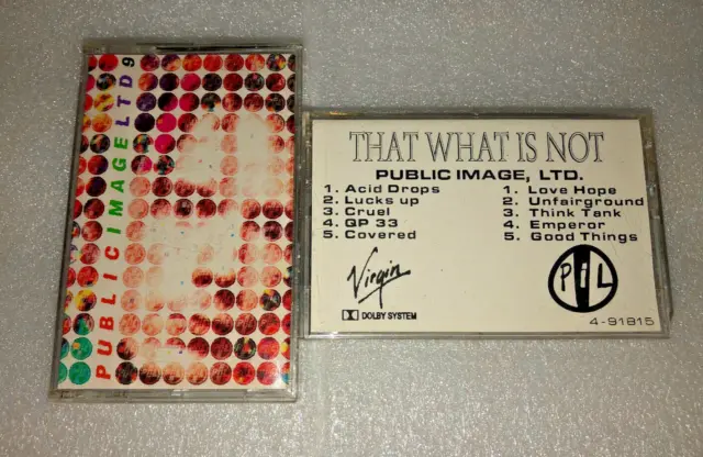 Rare Promo Tape That What Is Not Public Image Ltd John Lydon Sex Pistols McGeoch