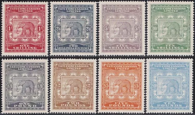 BC34. 1896 Tati Concessions Revenue Complete Set Gummed Reproduction Stamp sv