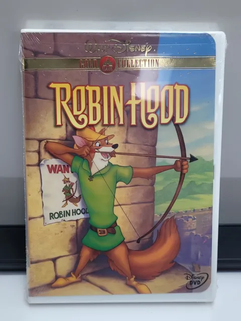 Disney Robin Hood (DVD, 2000, Gold Collection Edition, Full Screen) New Sealed