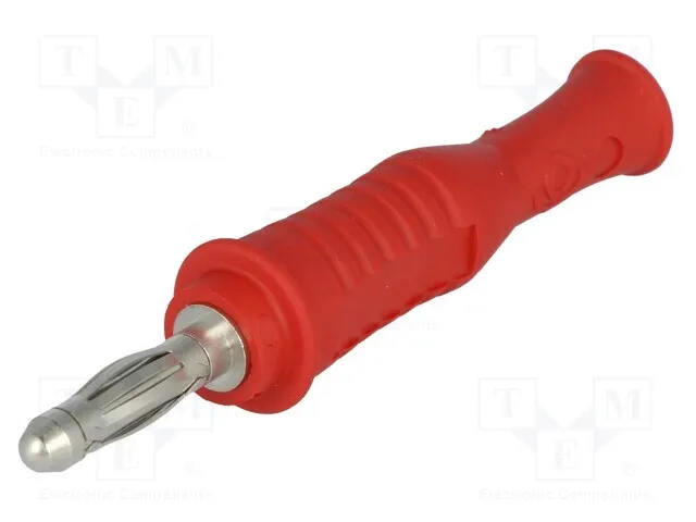 Prise 70VDC 4mm Bananes Rouge 36A Isolé (Non ) 2mΩ 1069-PRO-RT Bananenstecke
