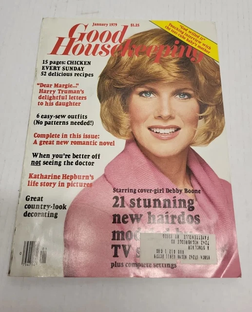 GOOD HOUSEKEEPING DEBBY Boone Katharine Hepburn January 1979 Ads for