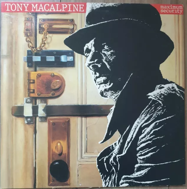 Tony Macalpine - Maximum Security - Vinyl Album - VERH 44 - EX/VG