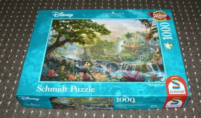 SCHMIDT THOMAS KINKADE Jungle Book Disney 1000 Piece Puzzle Complete £ ...