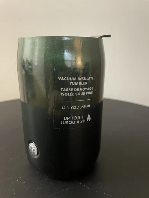 Starbucks Holiday 2022 Green Vacuum Insulated Stainless Steel Tumbler 12 oz NEW