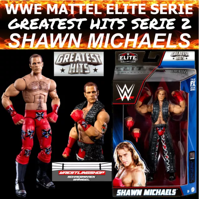 Wwe Mattel Elite Greatest Hits Serie 2 Shawn Michaels Wrestling Figur Basic Neu