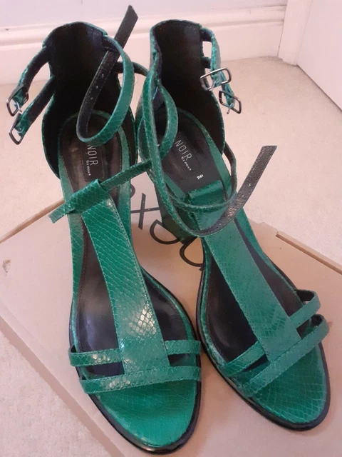 Green sandals store next