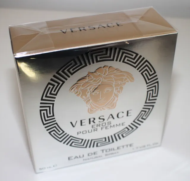 Versace Eros Pour Femme For Her Eau De Toilette 50ml **New & Sealed**