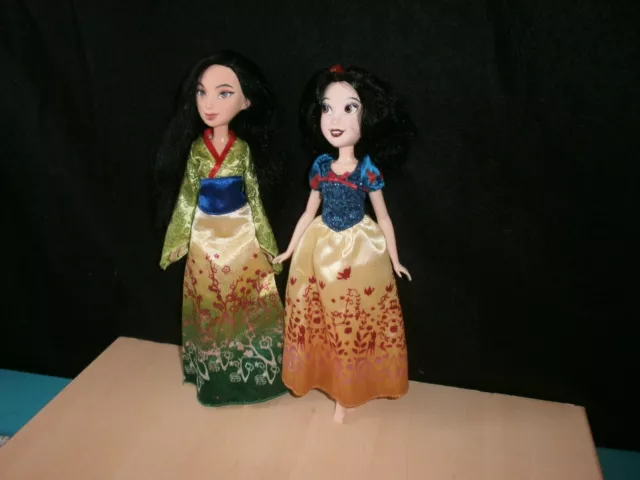 Disney Puppe Schneewittchen B5289+Mulan B5827 Hasbro Konvolut Märchen Serie 2015 3