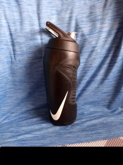 Nike Water Bottle Hyperfuel Squeeze Flip Top 24 oz Black